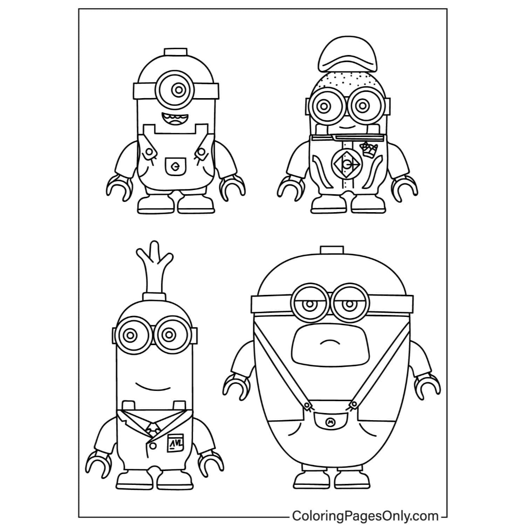 colorir personagens animados