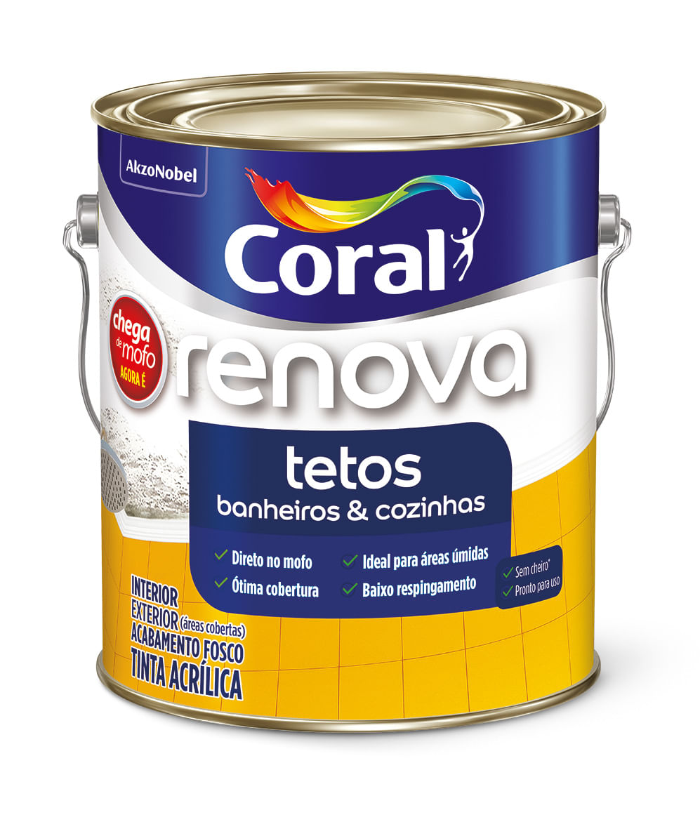 tinta branca que cobre superfícies escuras