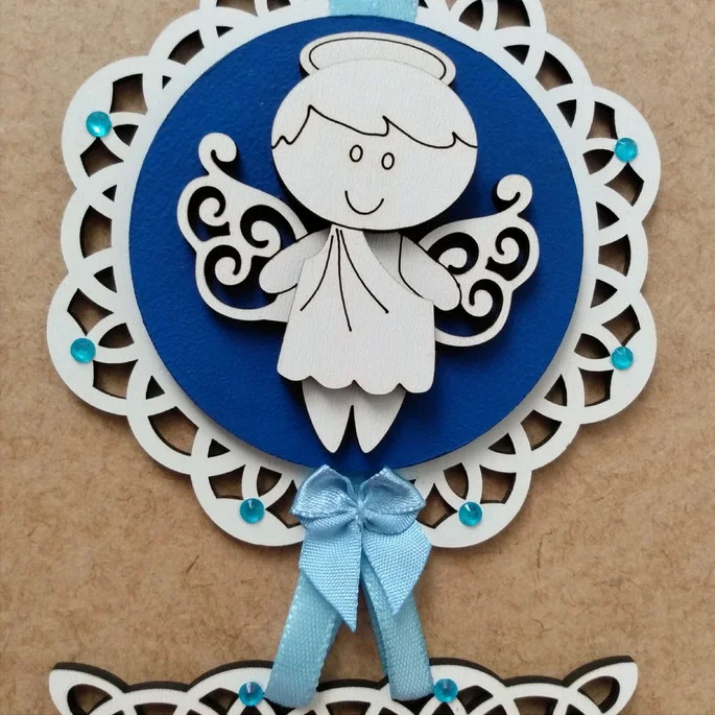 molde anjo em e.v.a. passo a passo