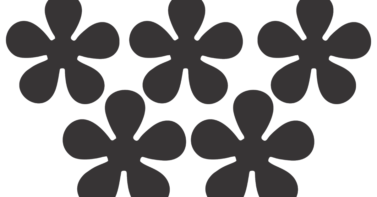 molde flor papel