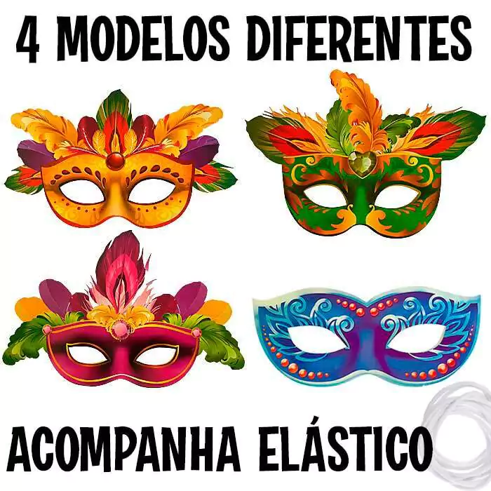 ideias de máscaras de carnaval criativas