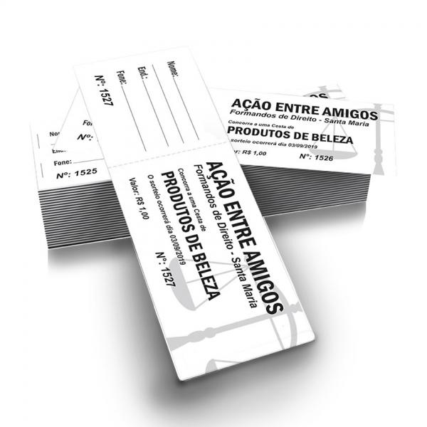 valor ideal bilhete rifa