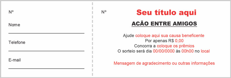 template rifa para imprimir