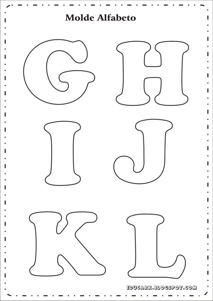 letras para cartazes