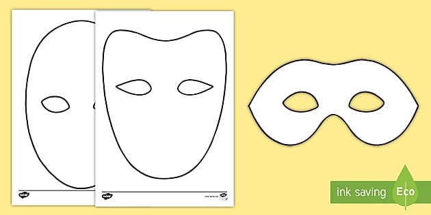 máscaras de carnaval DIY