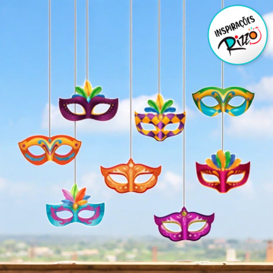 máscaras de feltro