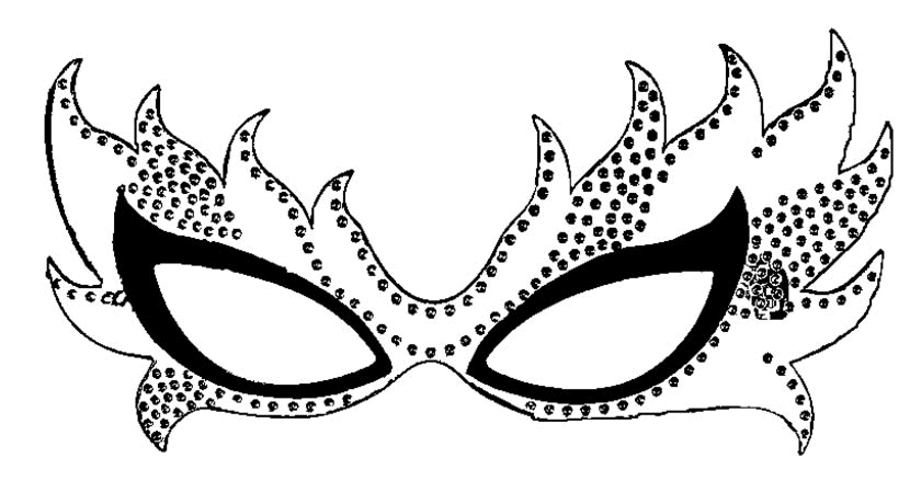 máscaras de carnaval infantis