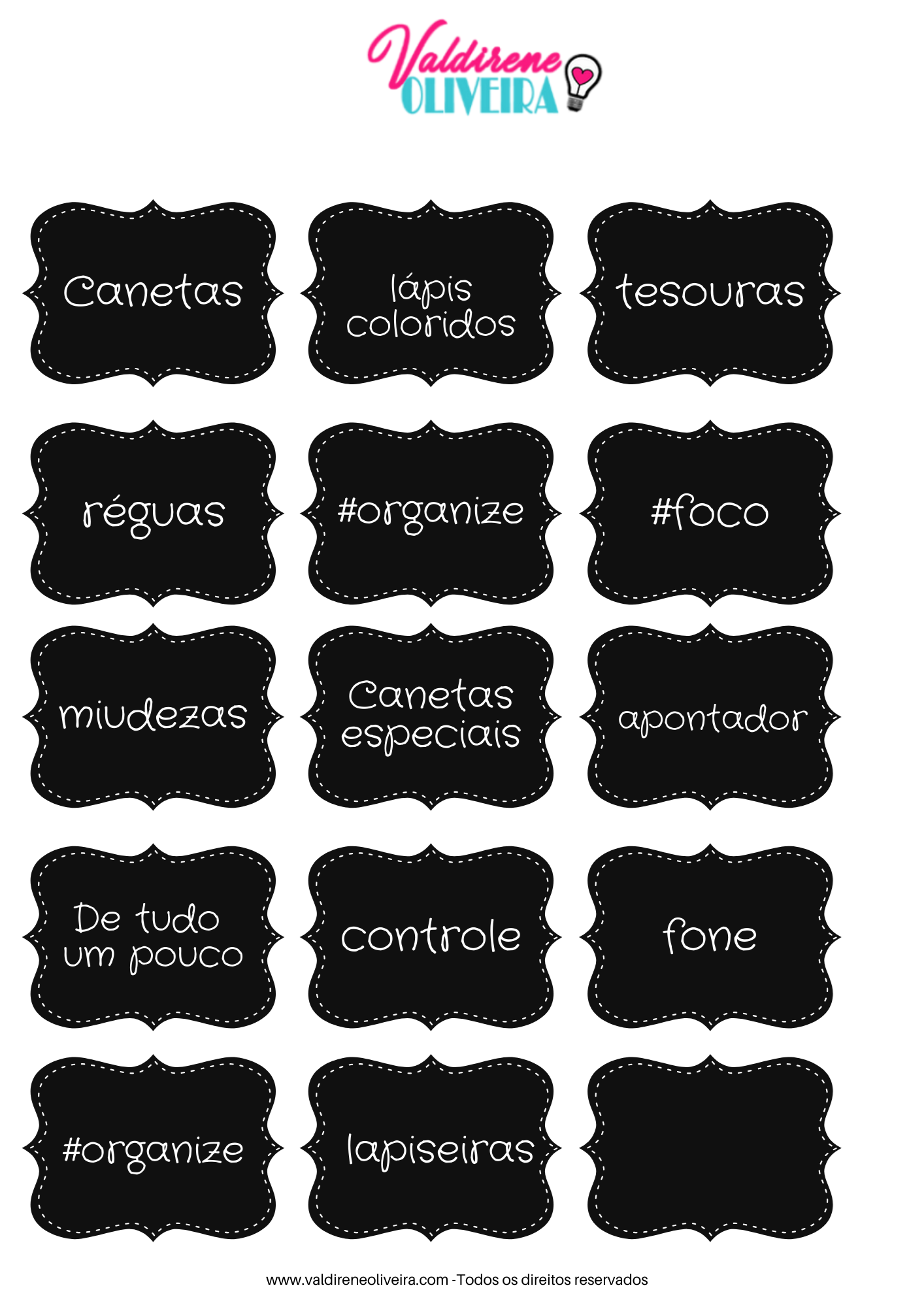 etiquetas para imprimir