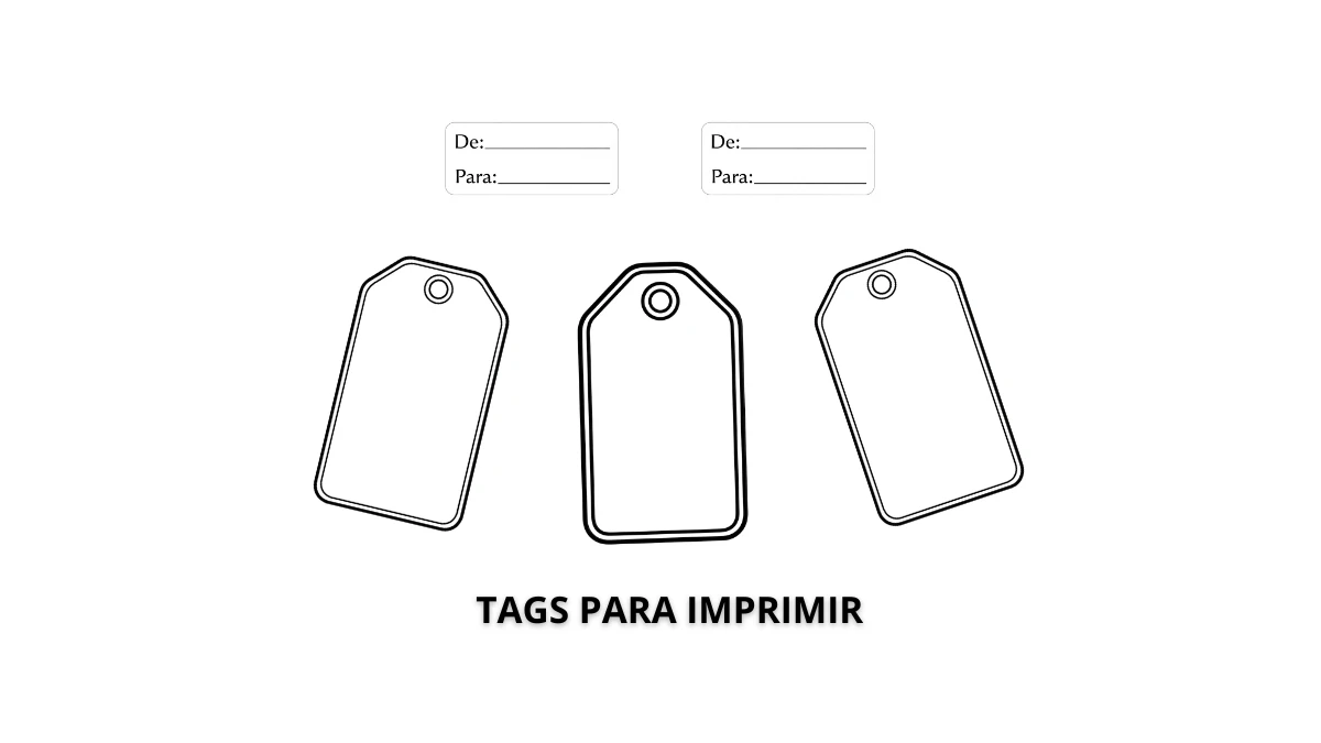 tags criativas para presentes