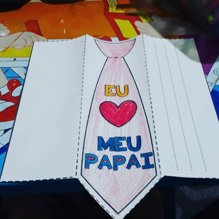 molde de cartão para imprimir dia dos pais