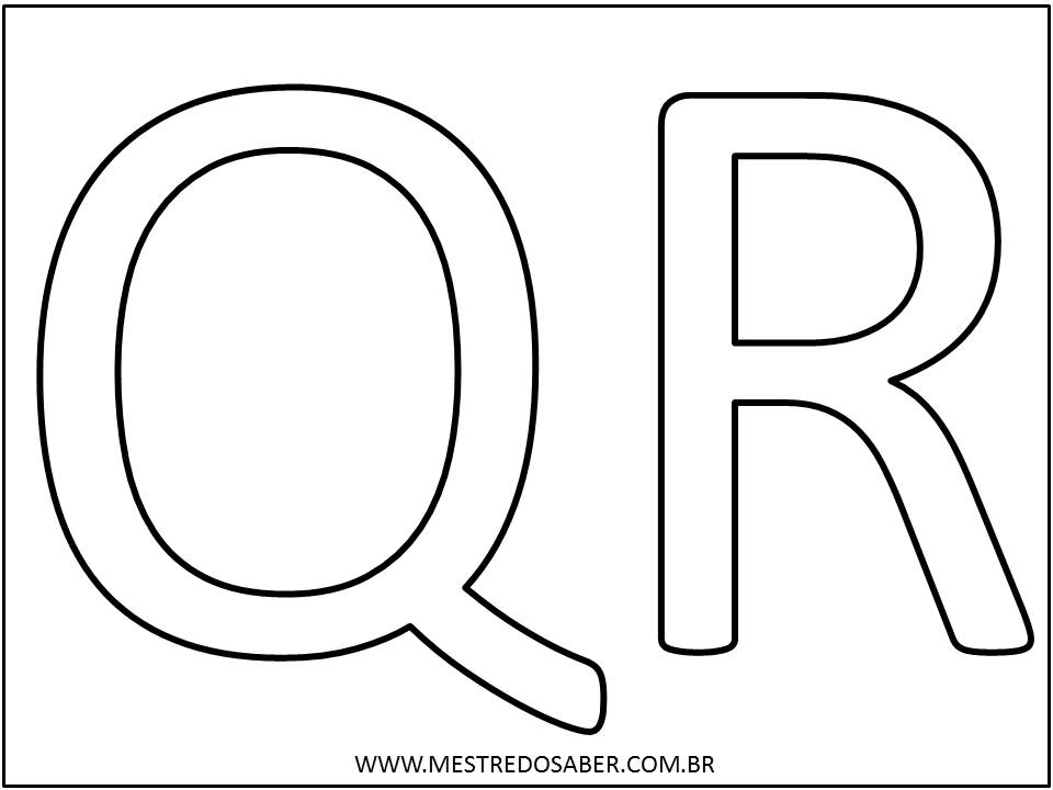 molde letra O grande para artesanato