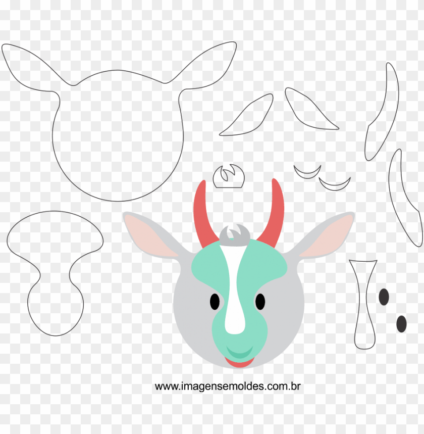 moldes de cavalo em eva