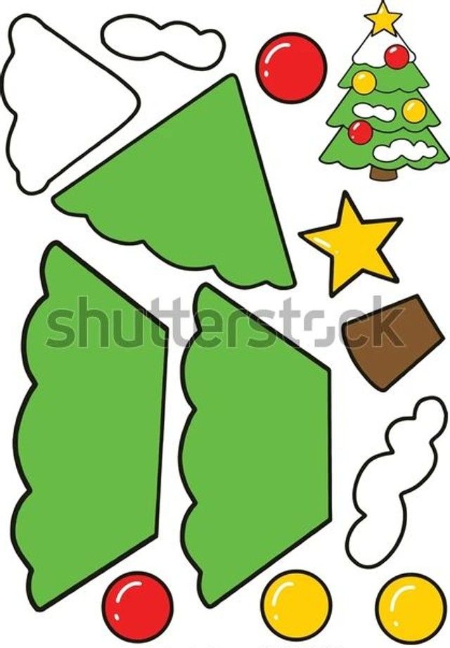 desenho de árvore de natal para imprimir