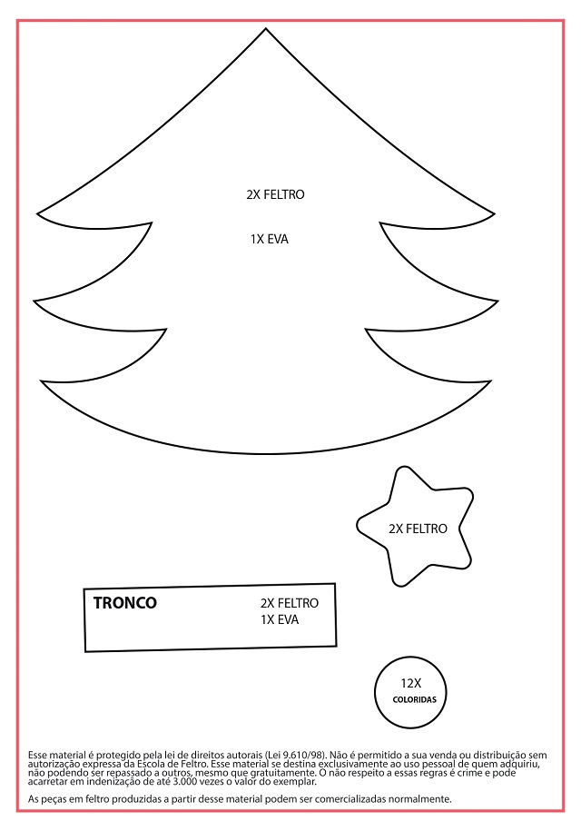 desenhos de natal para colorir árvores