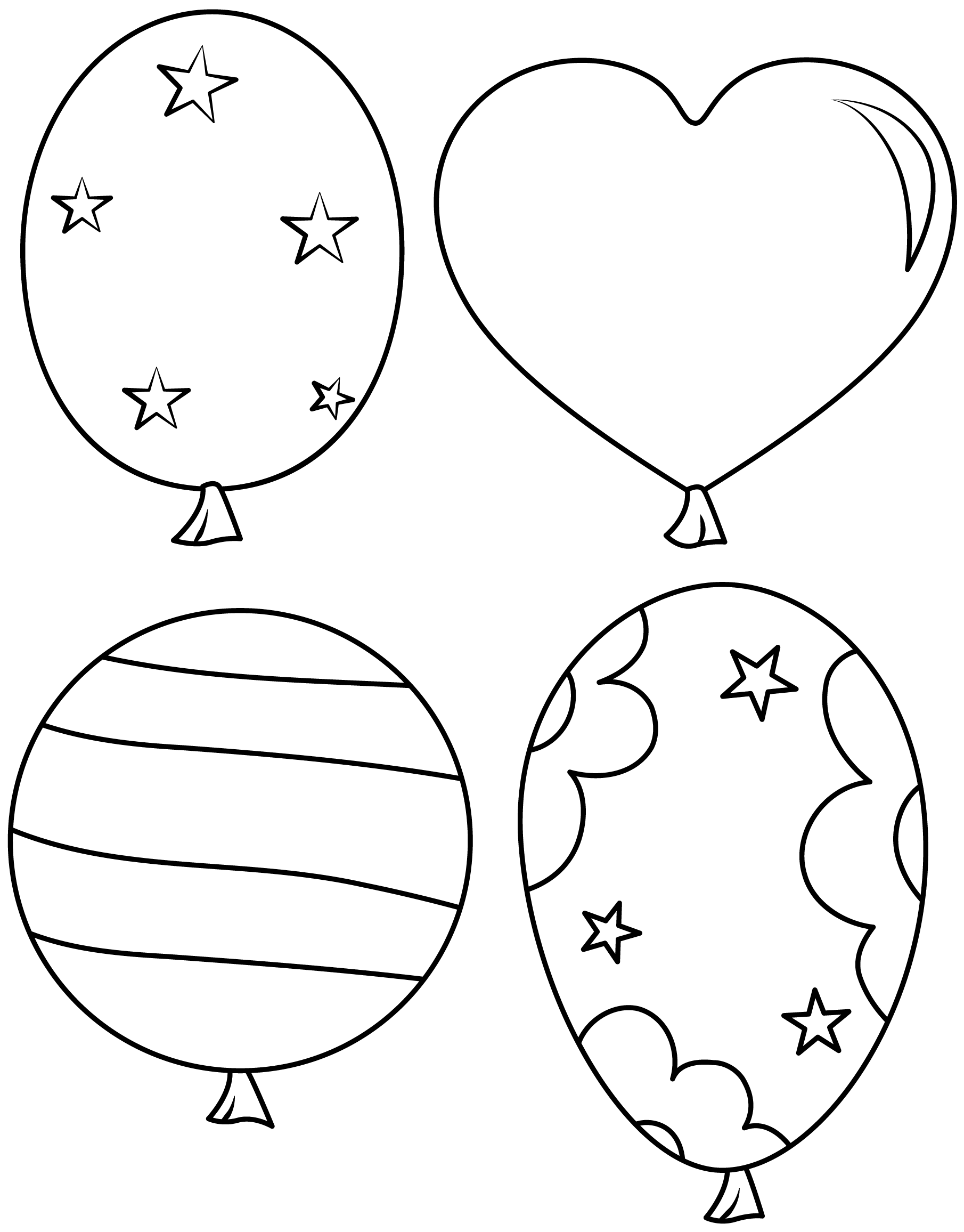 molde balão de feltro para imprimir
