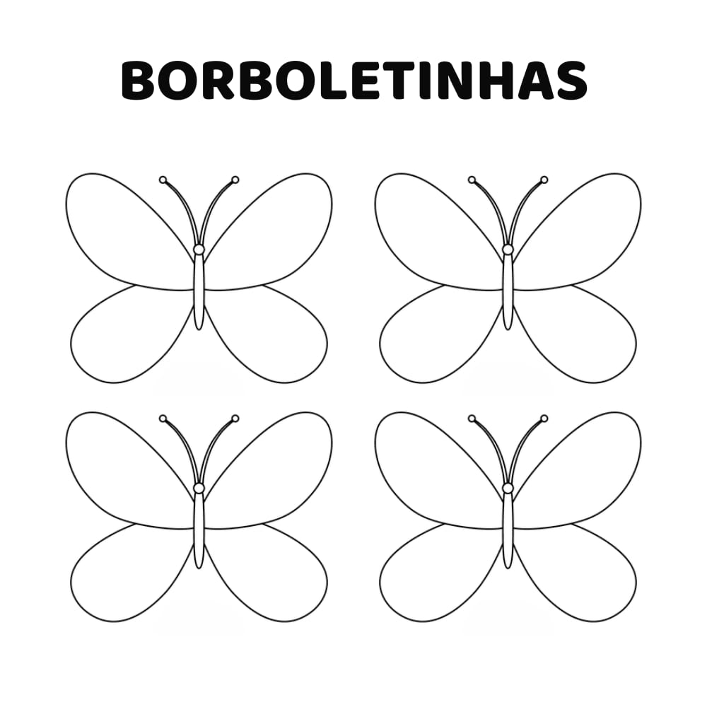 molde borboleta feltro