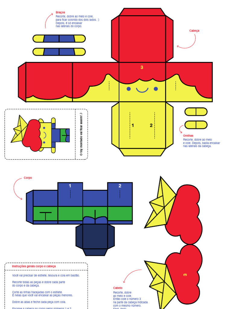 paper toys para imprimir