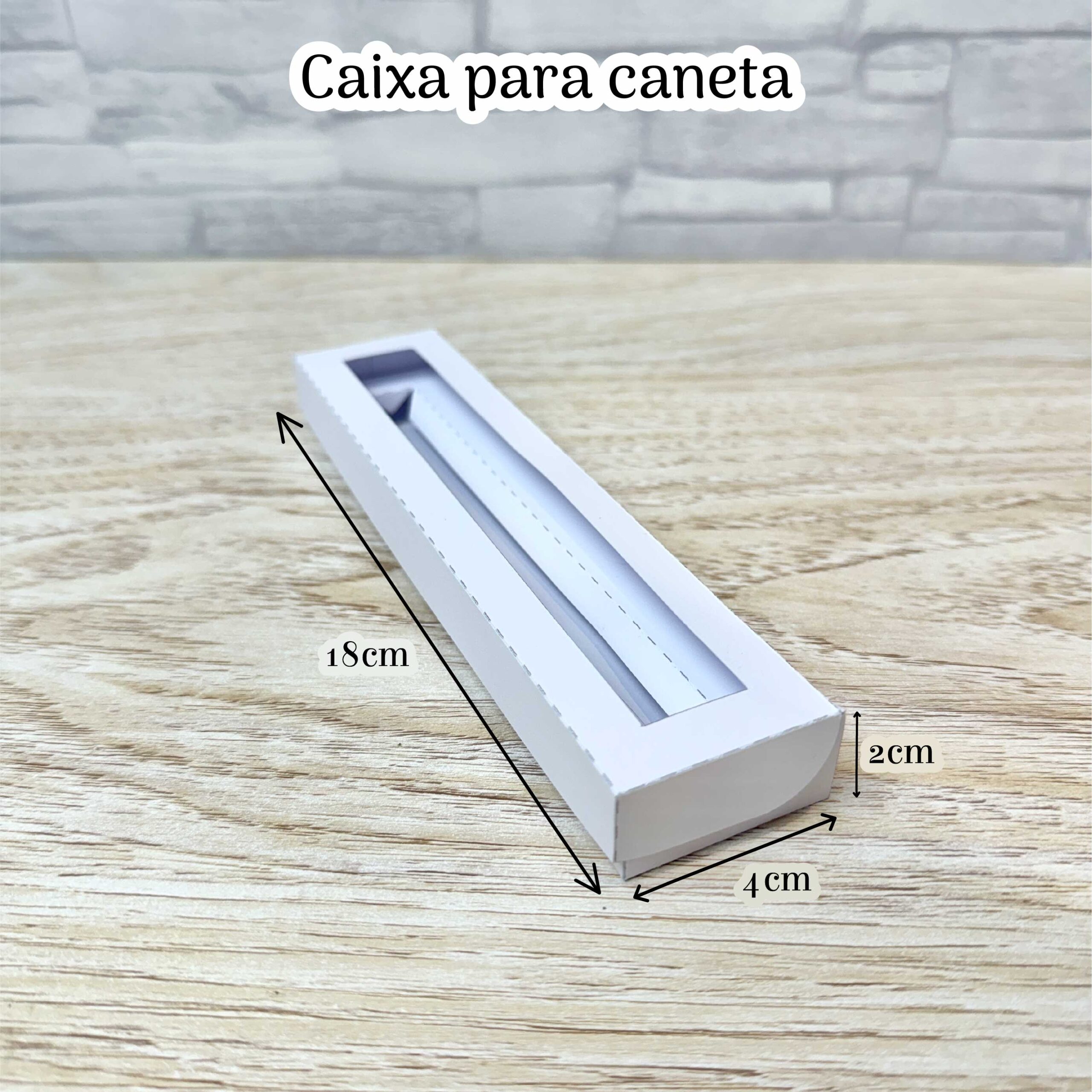 embalagem para caneta personalizada