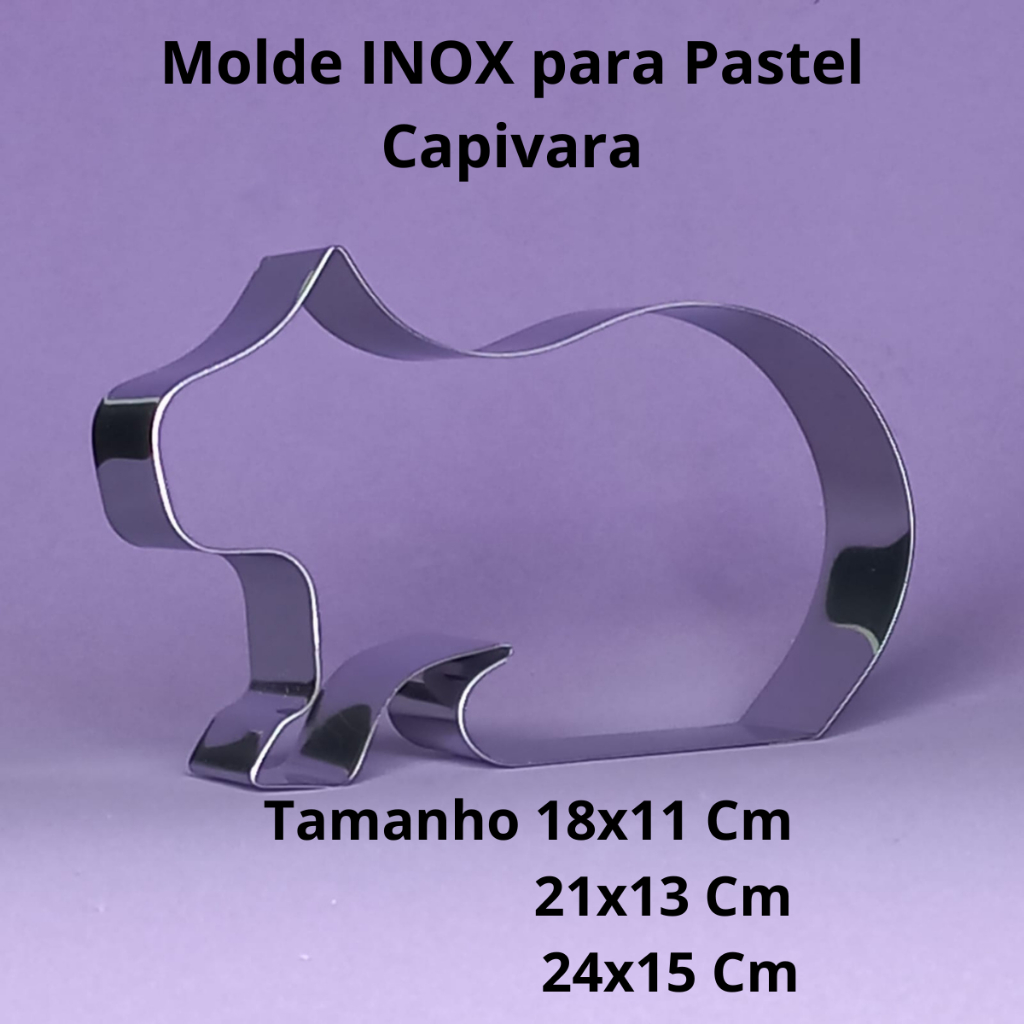 capivara em EVA molde grátis