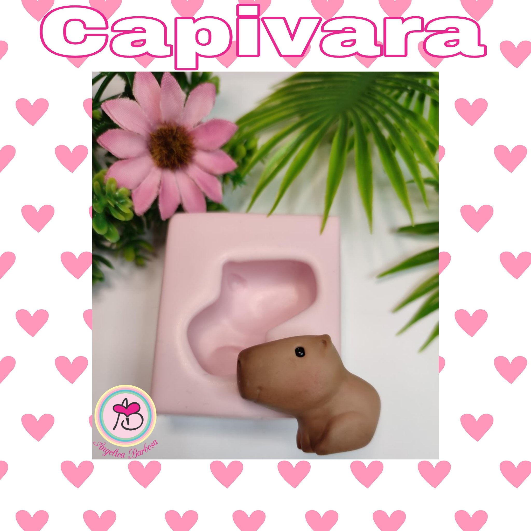 capivara em feltro passo a passo