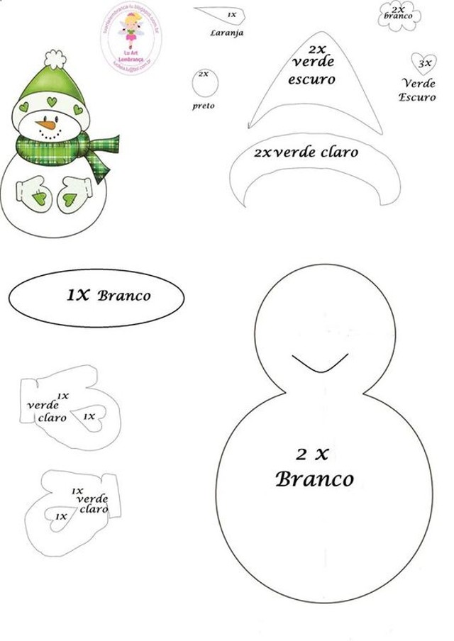 enfeites de natal em eva passo a passo