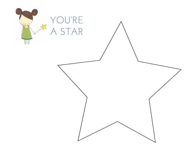 como cortar feltro molde estrela