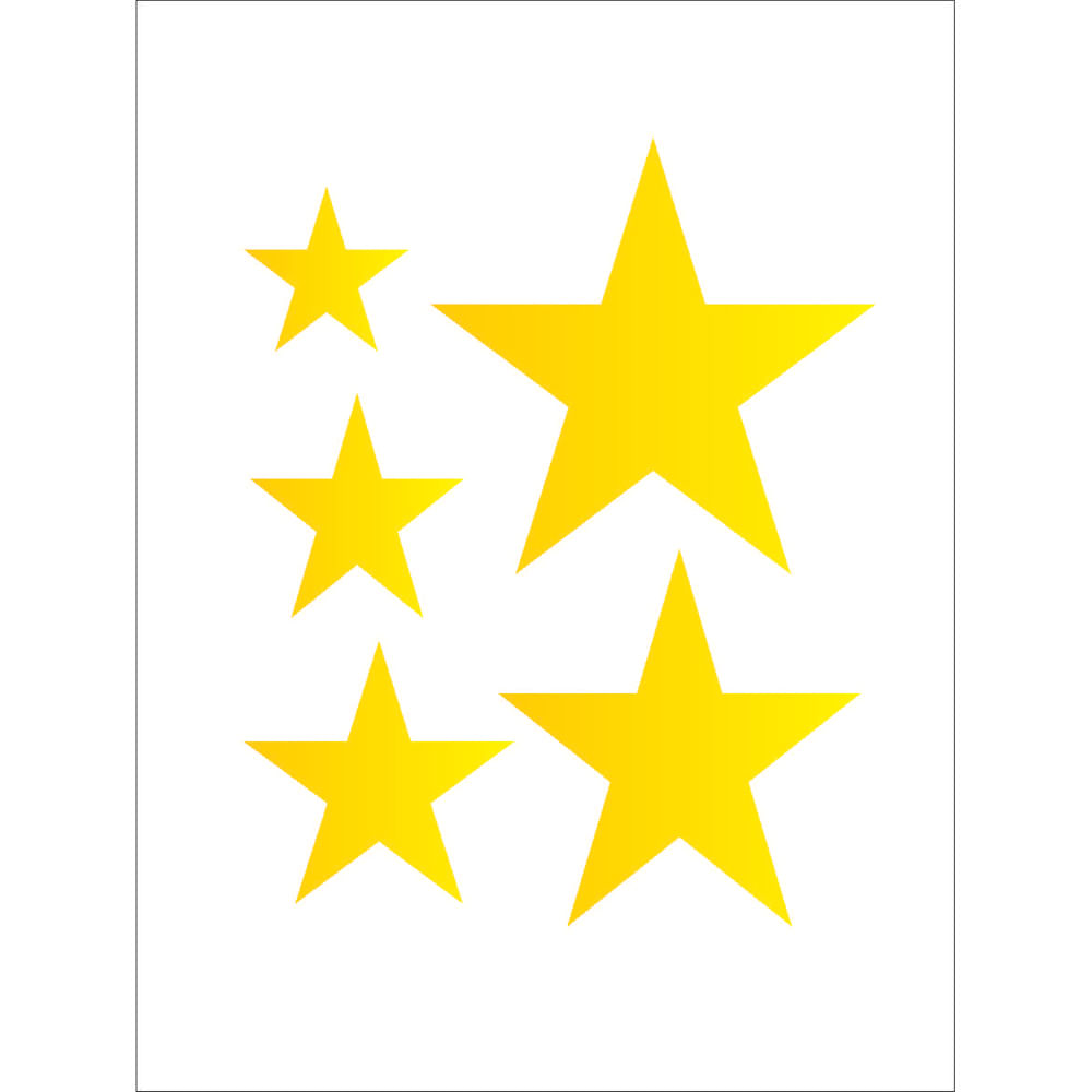 estrelinhas para recortar