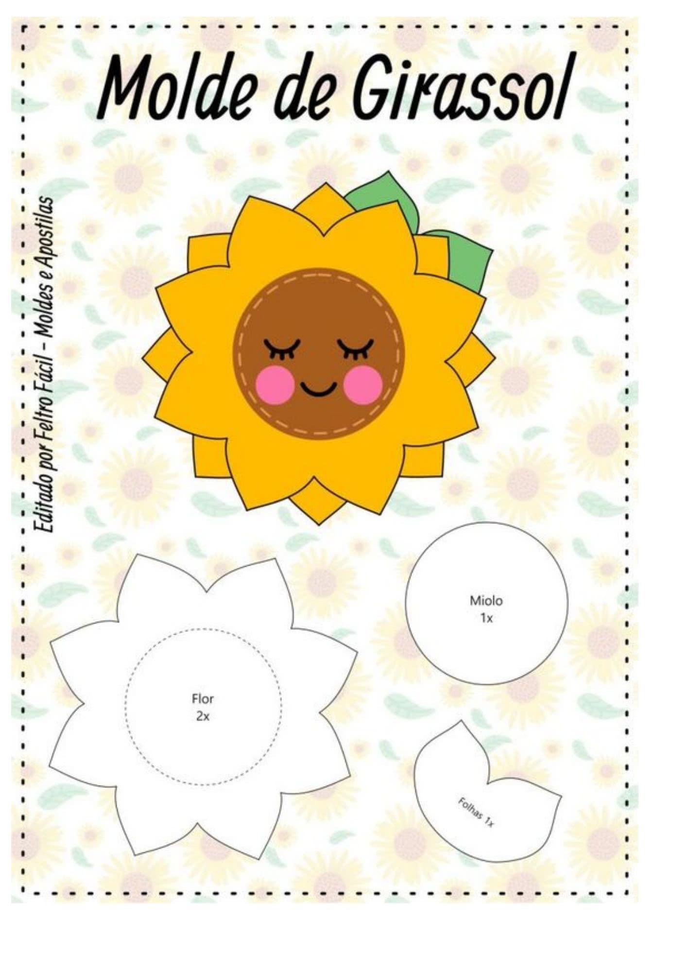 moldes de mini flores para artesanato