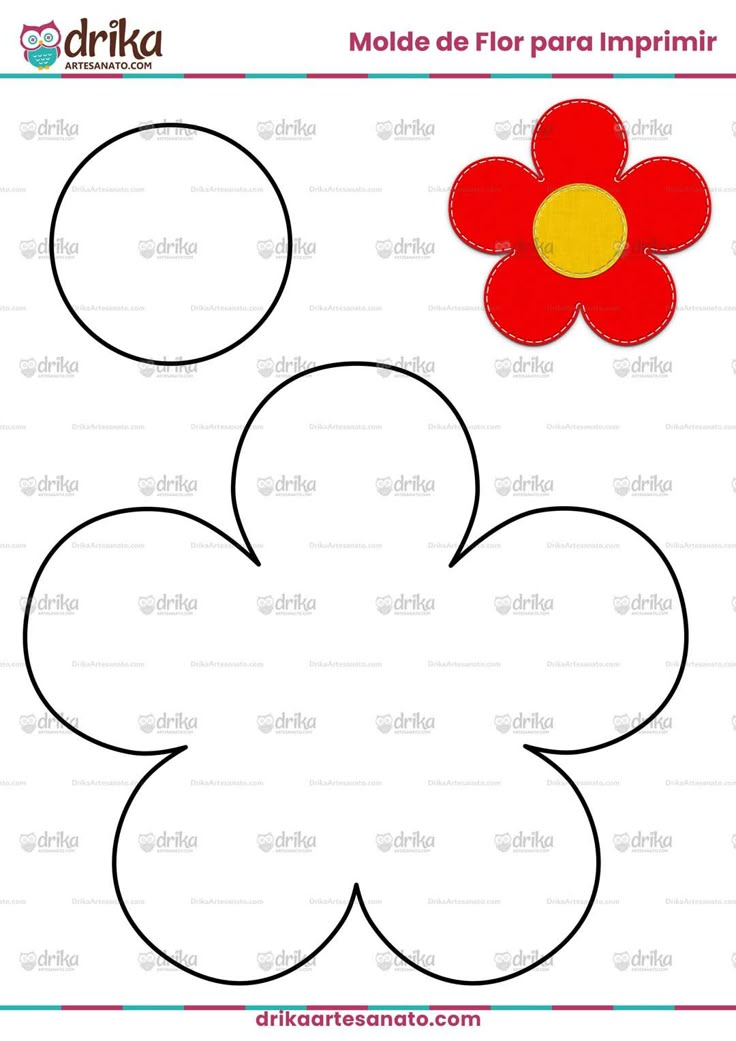 moldes de flores para artesanato