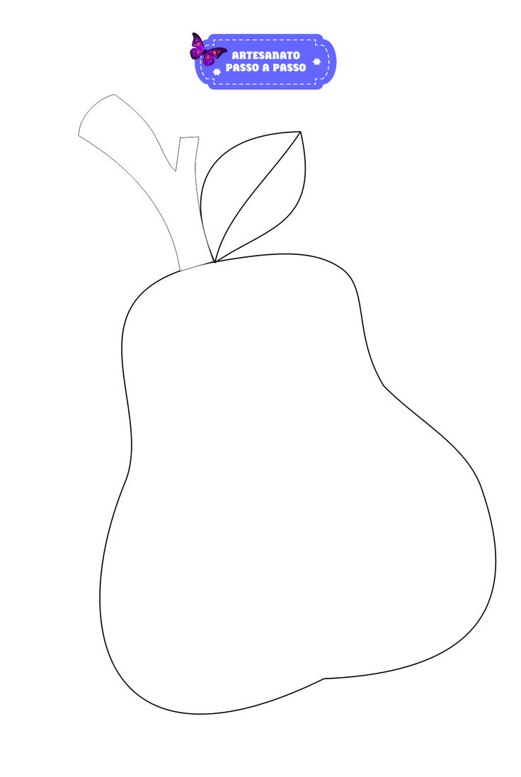 moldes de frutas para feltro
