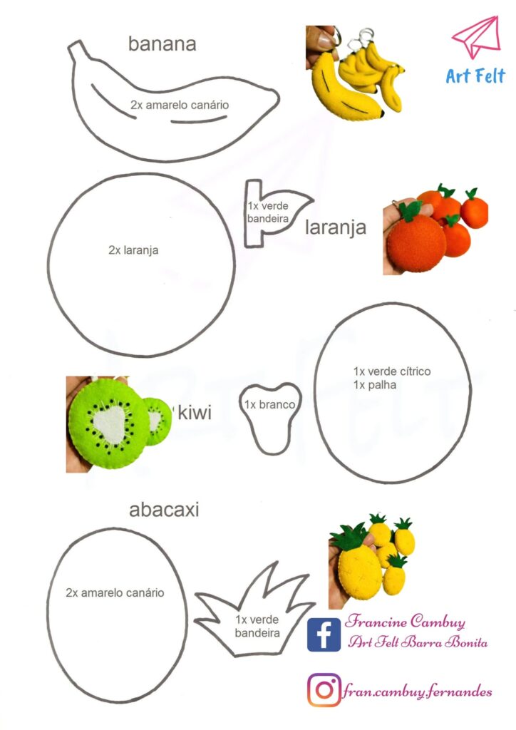 desenhos de frutas para colorir