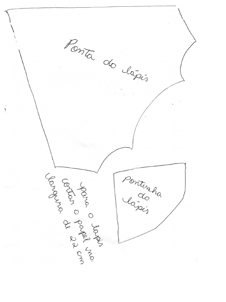 desenho de lápis para imprimir e colorir