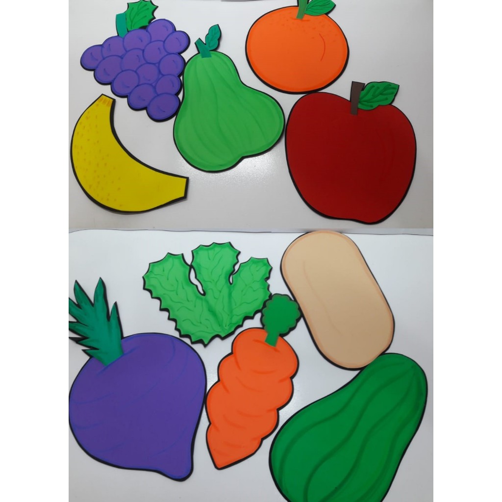 moldes de frutas e legumes em eva para imprimir