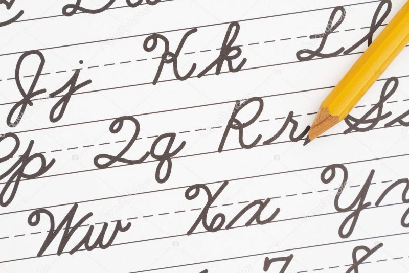 letras cursivas para lembrancinhas em EVA