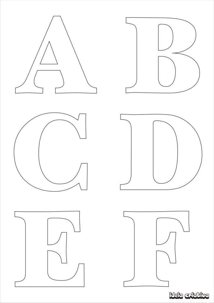 como fazer letras grandes para painel
