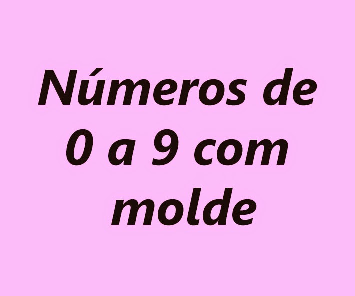 números para painel escolar