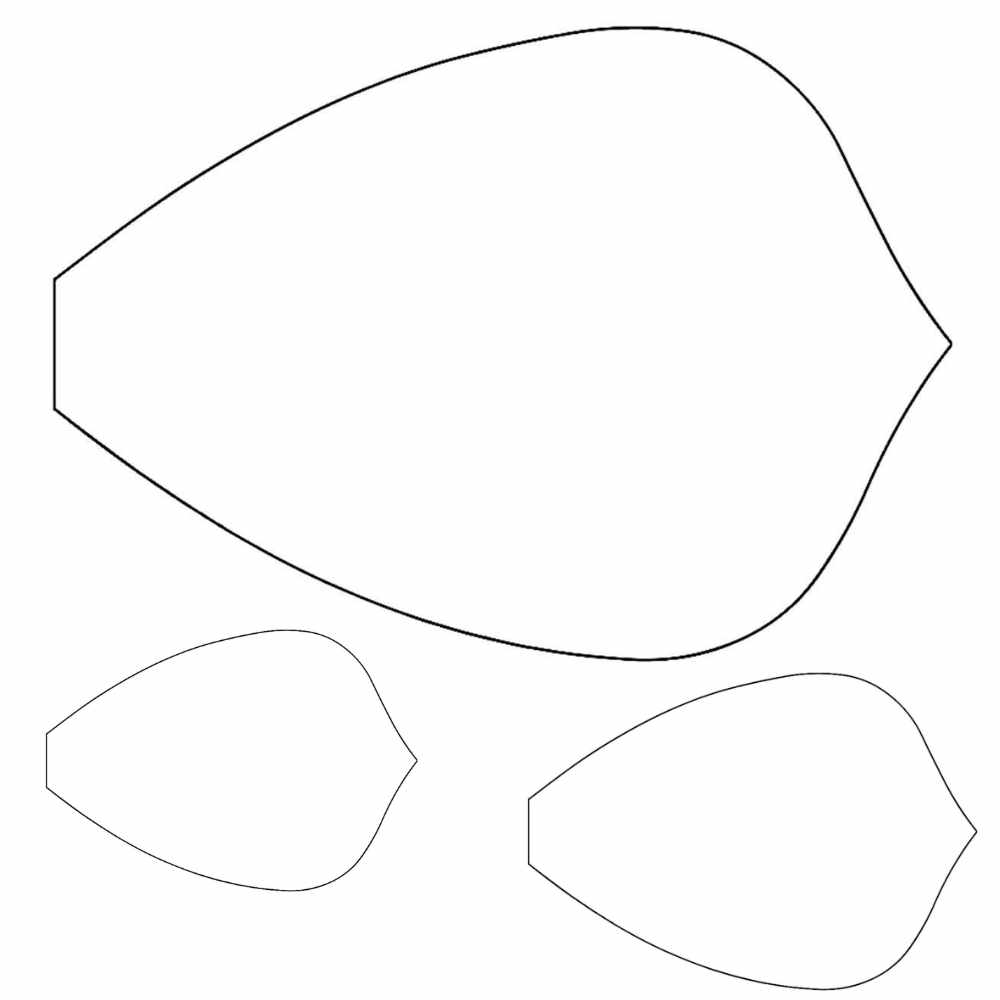 molde flor papel A4