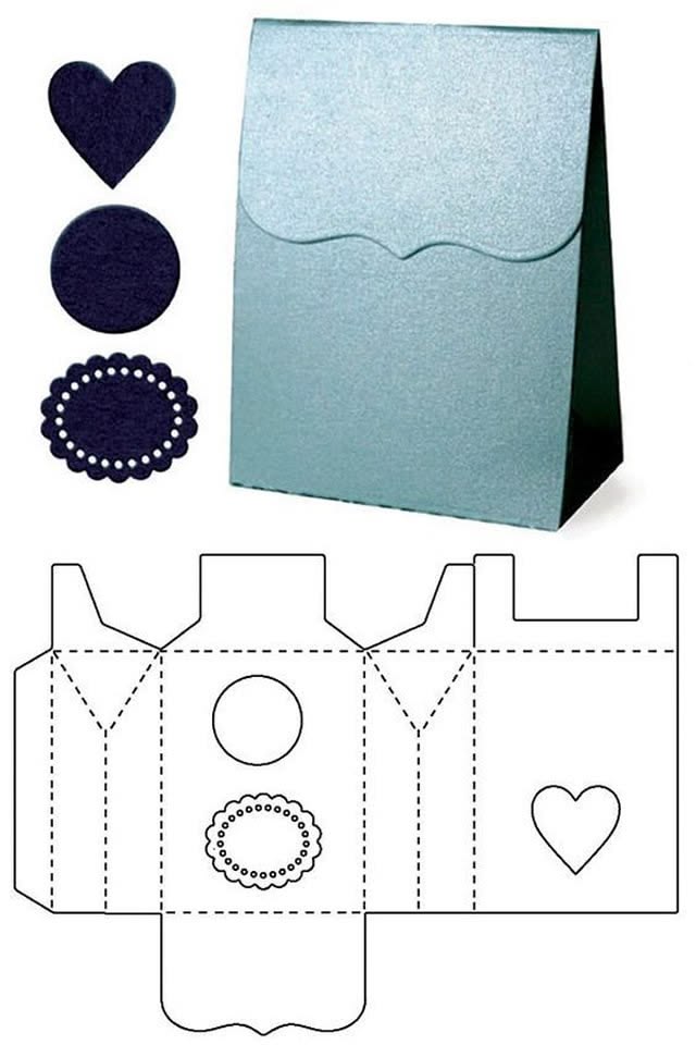 caixas para imprimir e montar