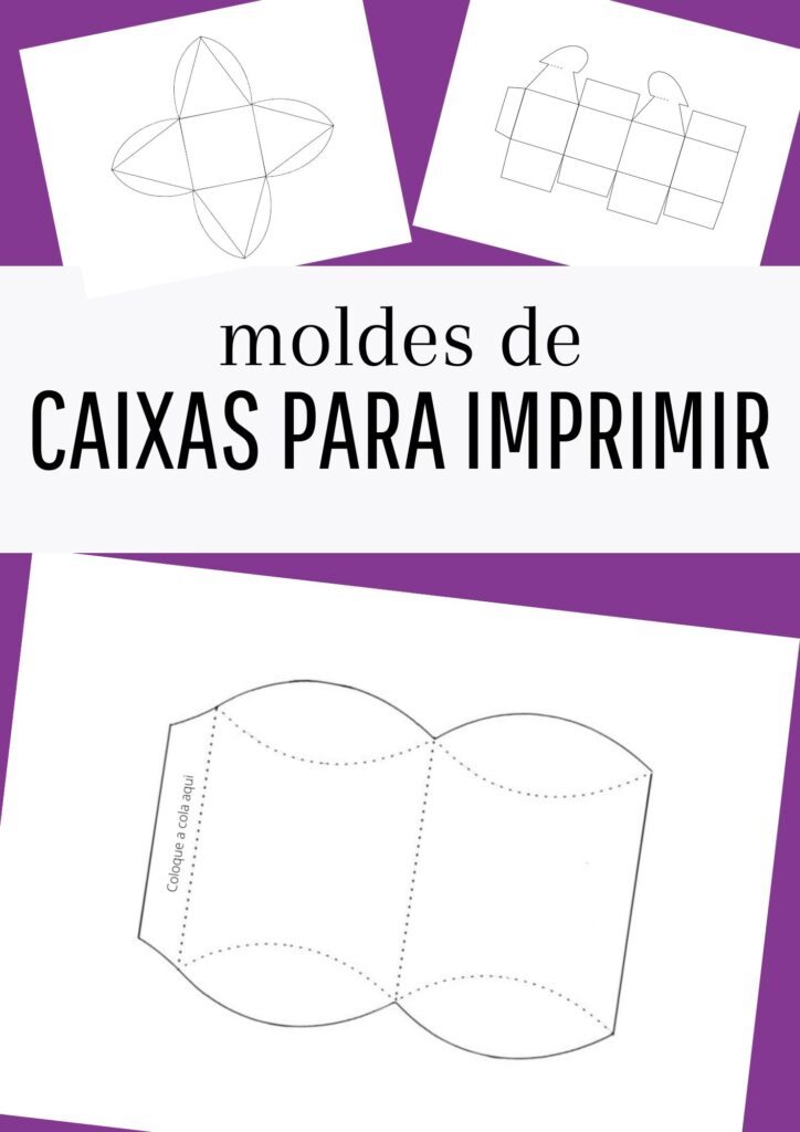 moldes de embalagens para presente
