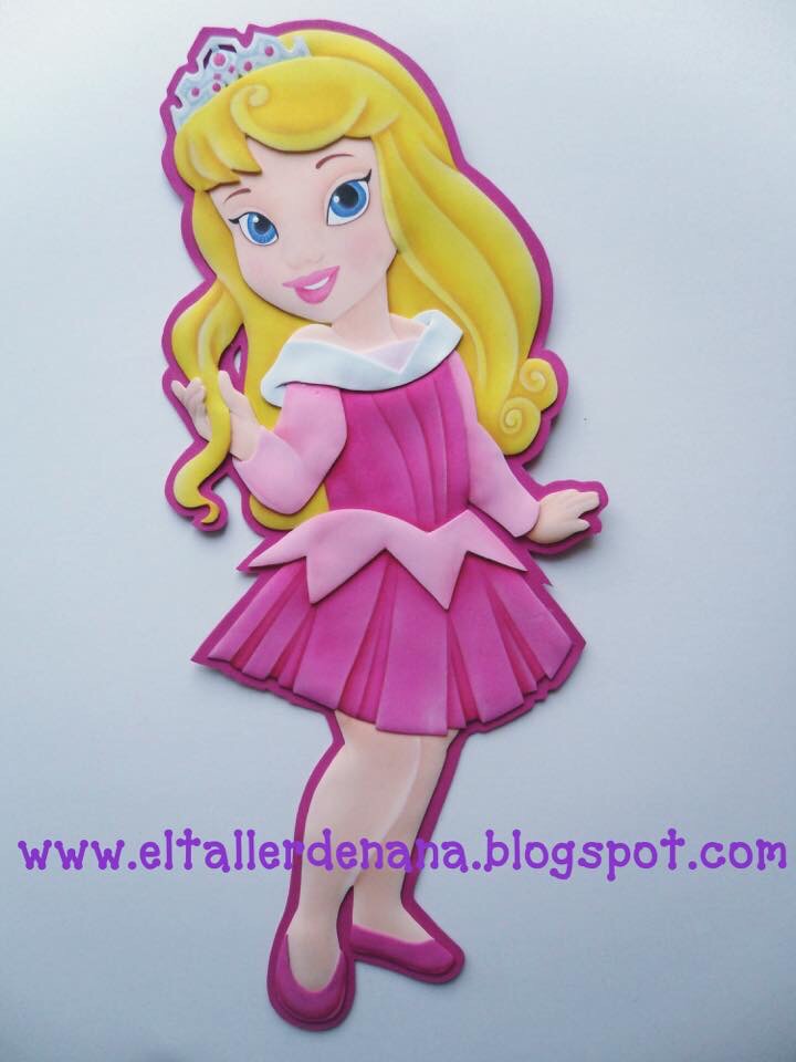 moldes de feltro de princesas para download