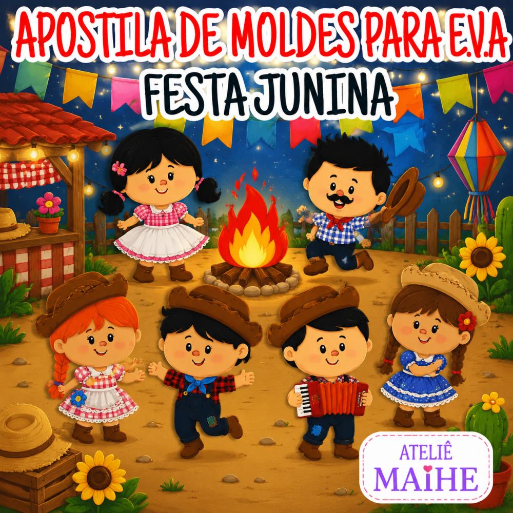 moldes para festa junina em eva grátis