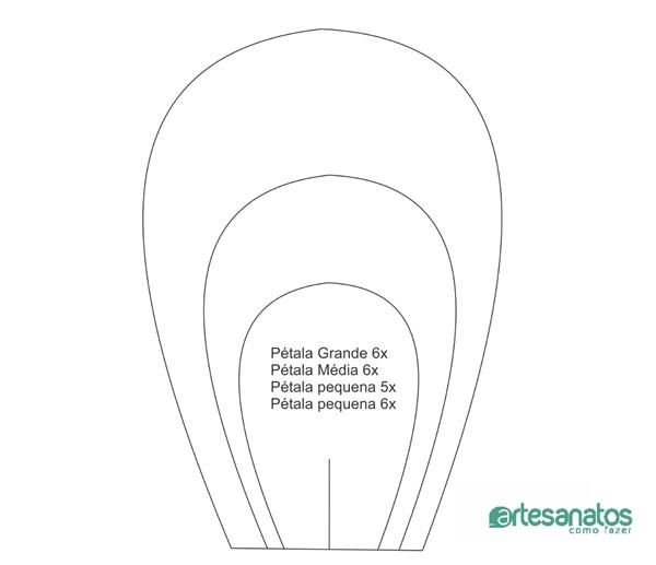 molde flor grande para painel