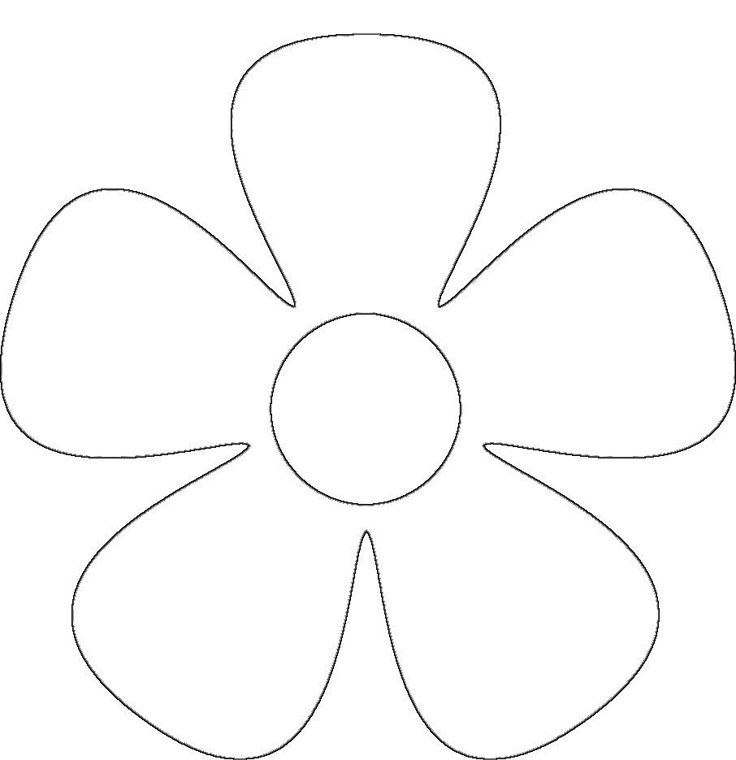 molde flor de papel decoração