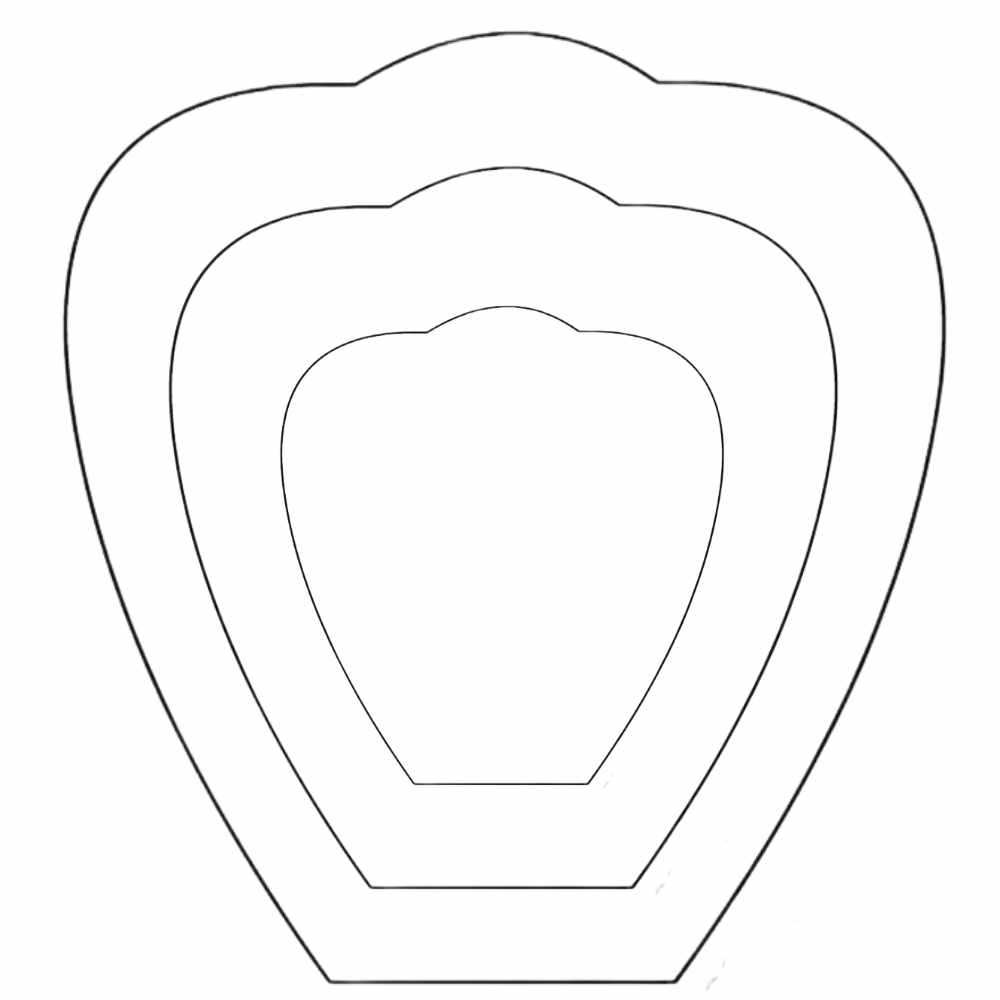 molde flor de papel para imprimir grátis