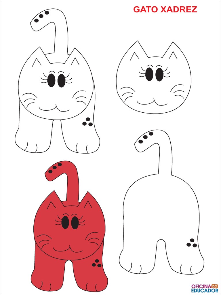 molde de gatinho para artesanato