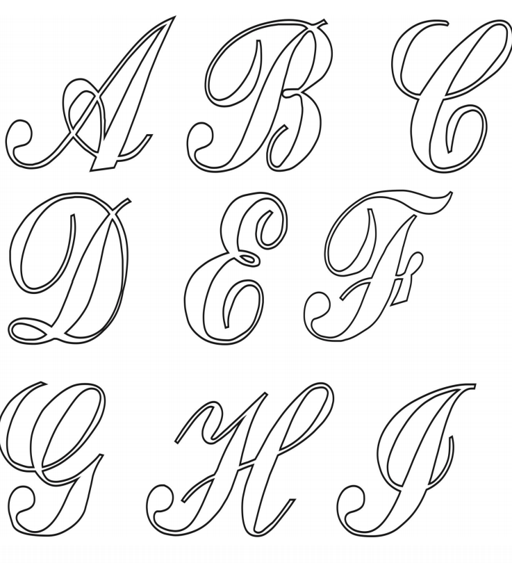 moldes de letras para cartazes em eva