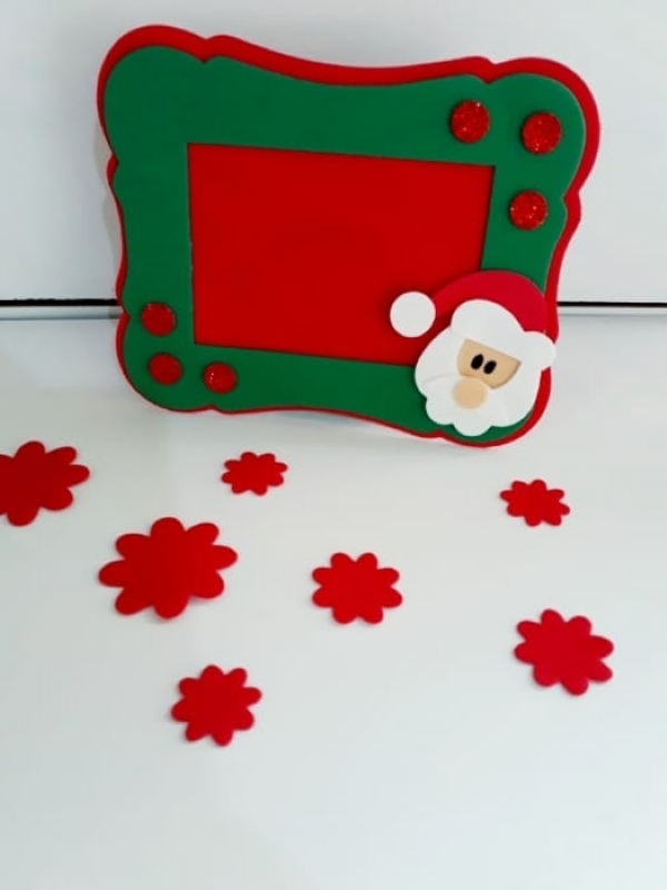 decoração porta retrato eva