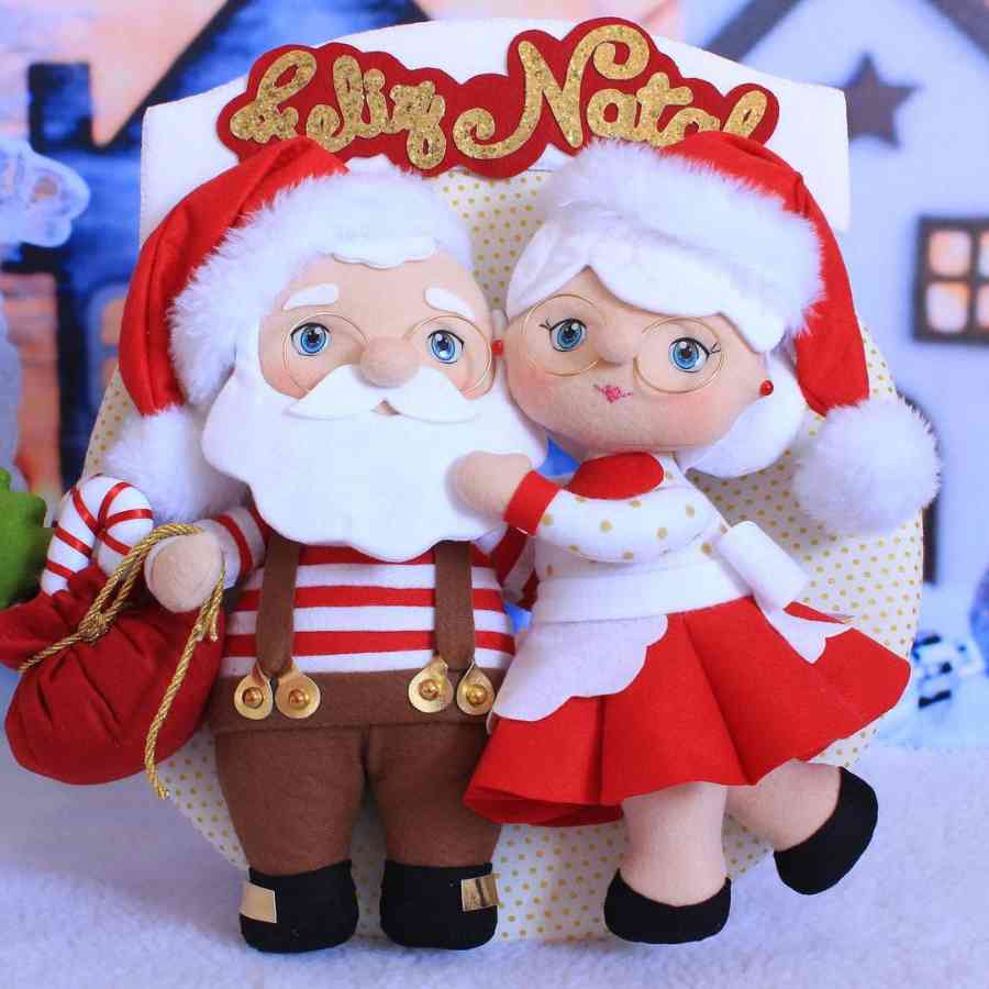 apostila moldes feltro natal grátis
