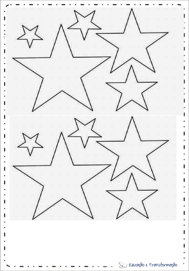 desenho de estrela para imprimir