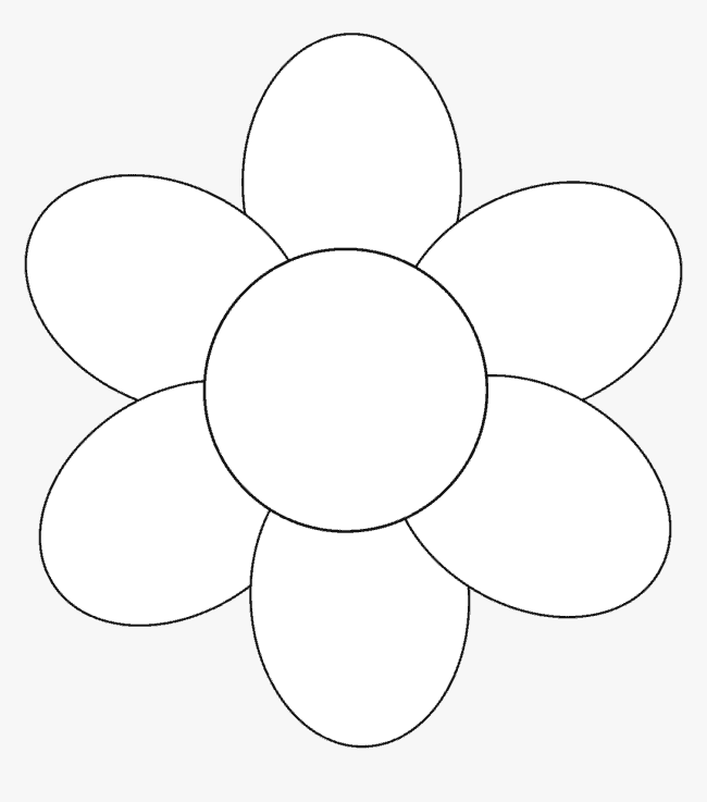 imprimir moldes de flores em tamanho real